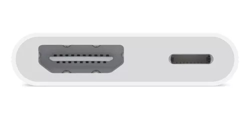 Adaptador Audio Vídeo Hd iPhone iPad Tv Hdtv 1080p 8pines.