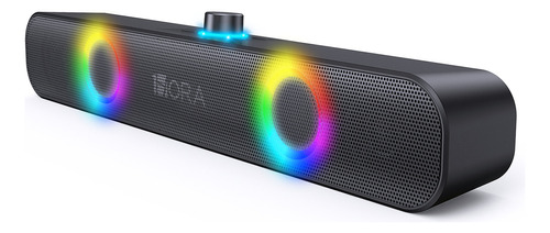 Bocina Bluetooth Speaker 1Hora BOC241, Bocinas para PC Bocinas Inalámbrica Bluetooth RGB Altavoz Inalámbrico, Soporte 3.5 mm AUX/TF/USB/Bluetooth para Interior, Hogar y Fiesta