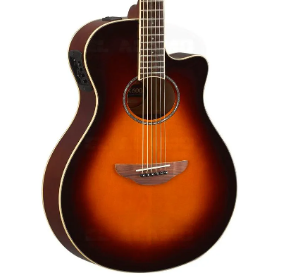 Guitarra Yamaha Electroacústica, con afinador APX600 OVS.