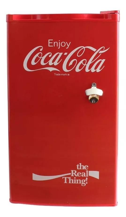 Frigobar Refrigerador Coca Cola Dace 3.2 Pies Cúbicos Con Congelador .