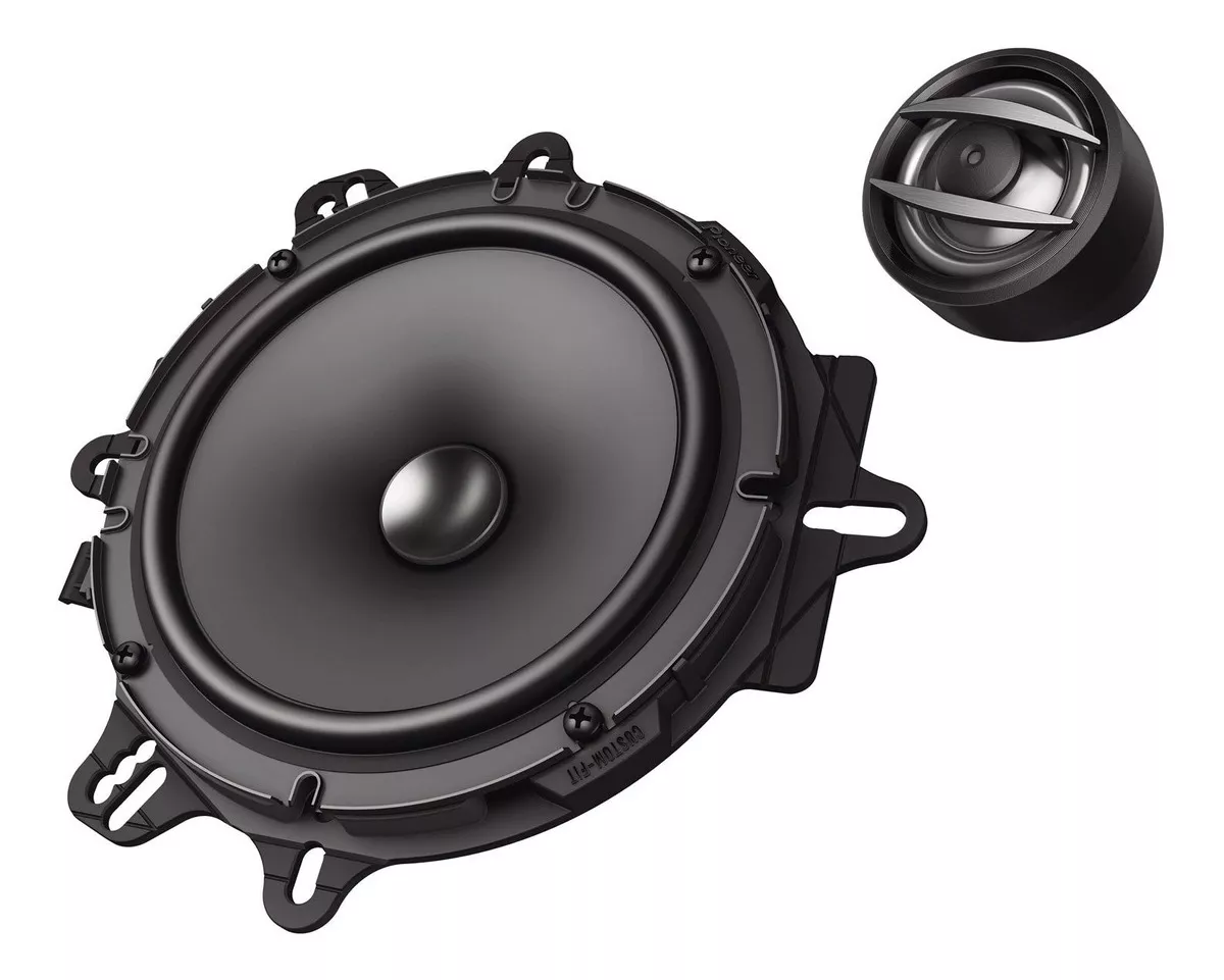 Bocinas Audio Coche Set De Medios 6.5 + Tweeter Pioneer 350w.