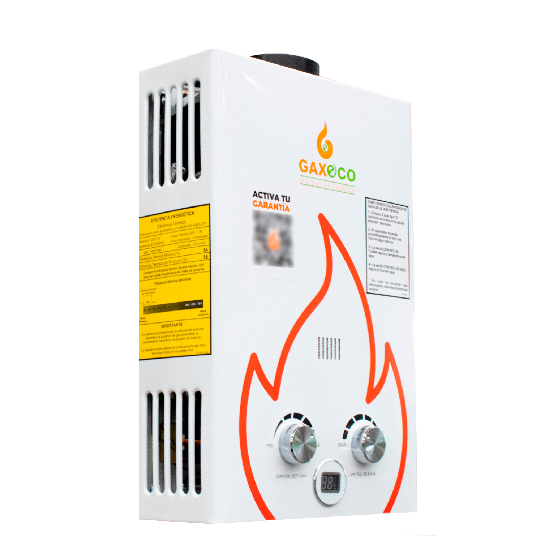 Calentador de paso c/ kit de instalación Gaxeco Eco6000-N.
