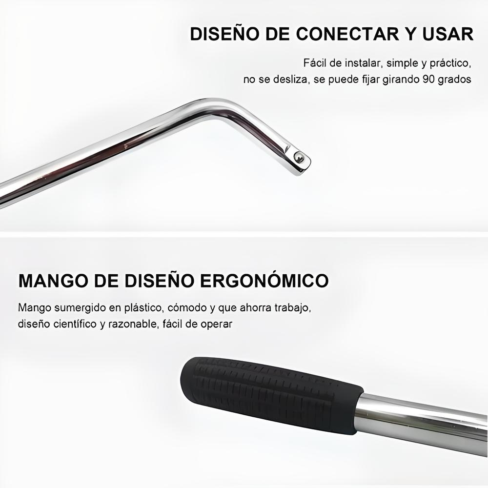 Llave Maneral Con Dados Para Rines,rines Extensible 17-19 Mm
