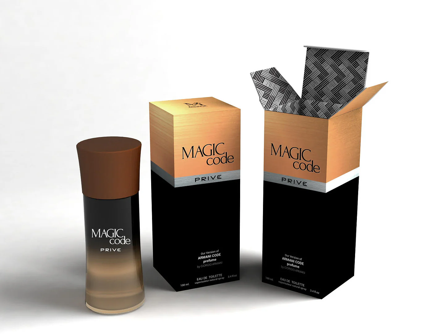 Perfume Para Hombre Marca Mirage MAGIC CODE PRIVE 100 ML