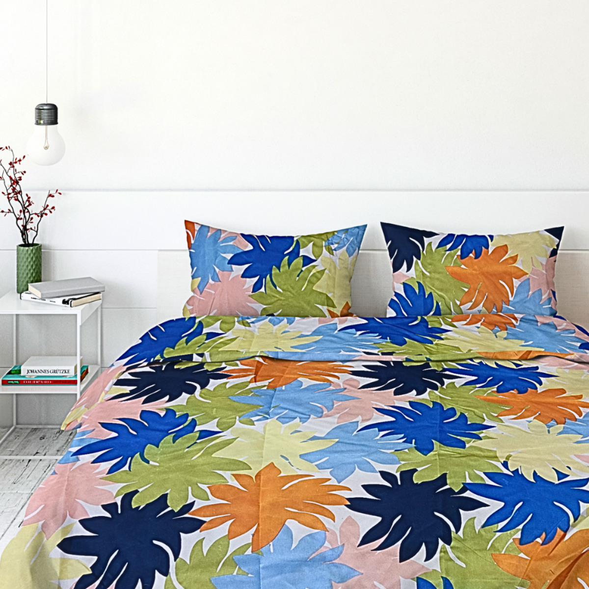 Juego de Sábanas de Microfibra Koala Estampada  -Queen Size -Hawaii.