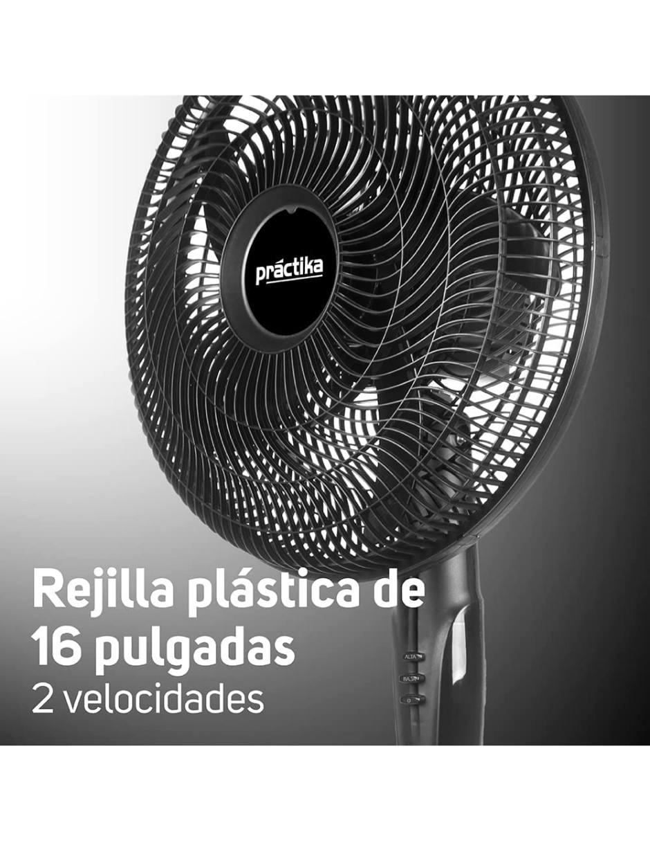 Ventilador de Pedestal Taurus 16 Pulgadas 2 Velocidades Practika.