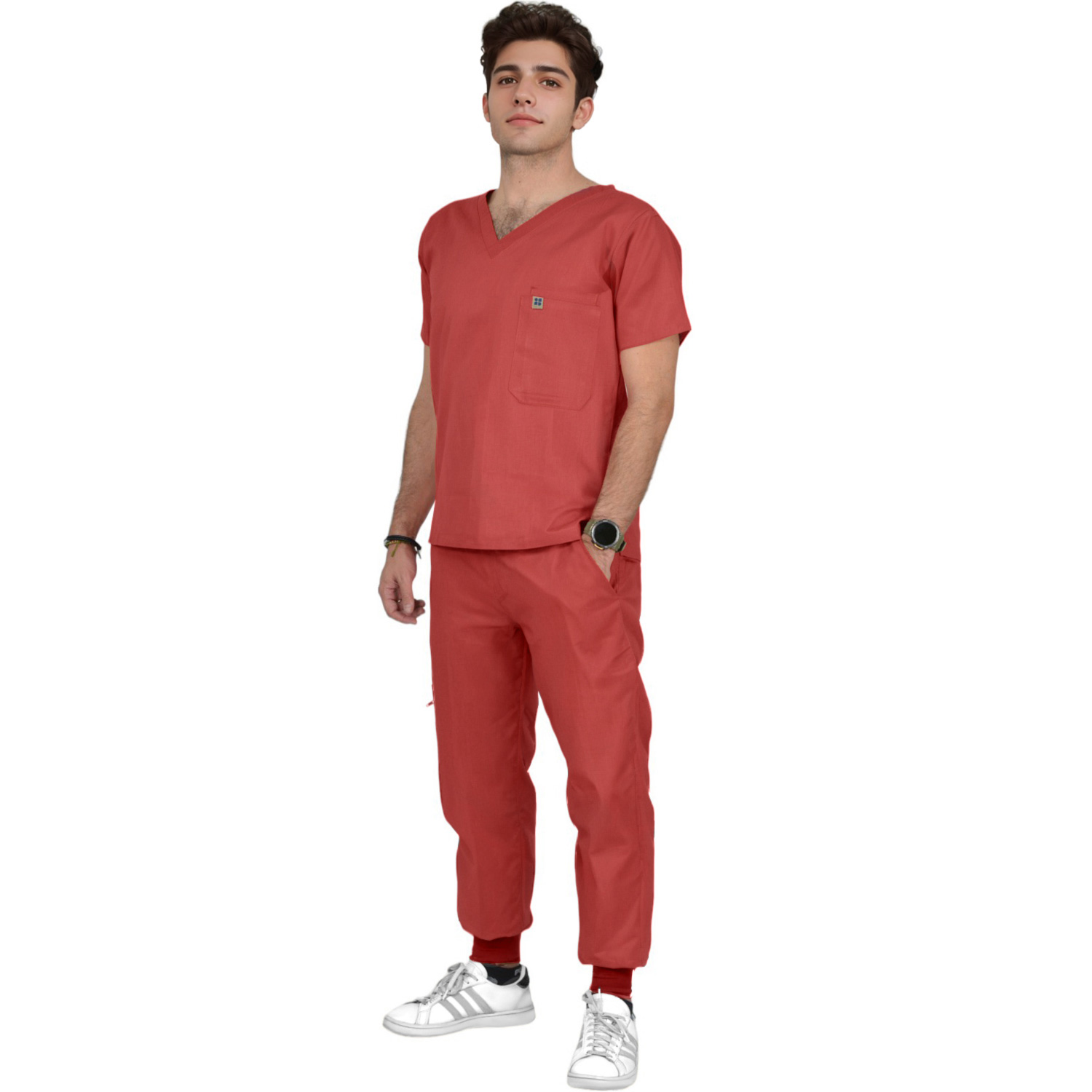Pijama Quirurjica Uniforme Medico Jogger Hombre Algodon.