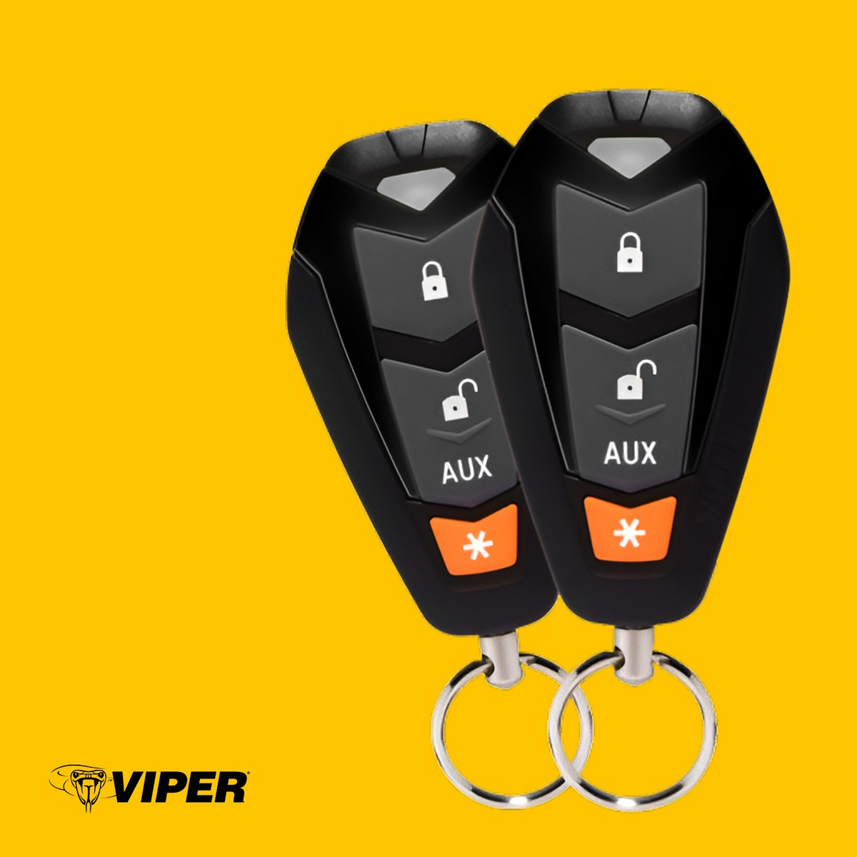 Alarma Automotriz Viper 3400v Con 2 Controles Sirena Sensor.