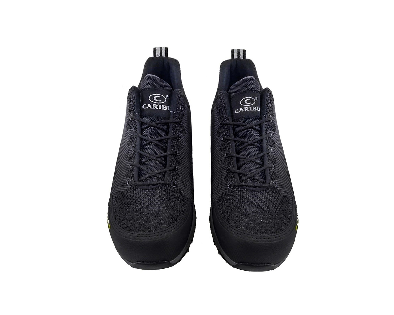 Tenis Industrial Choclo Con Casco Caribú 325 Color Negro Gris.