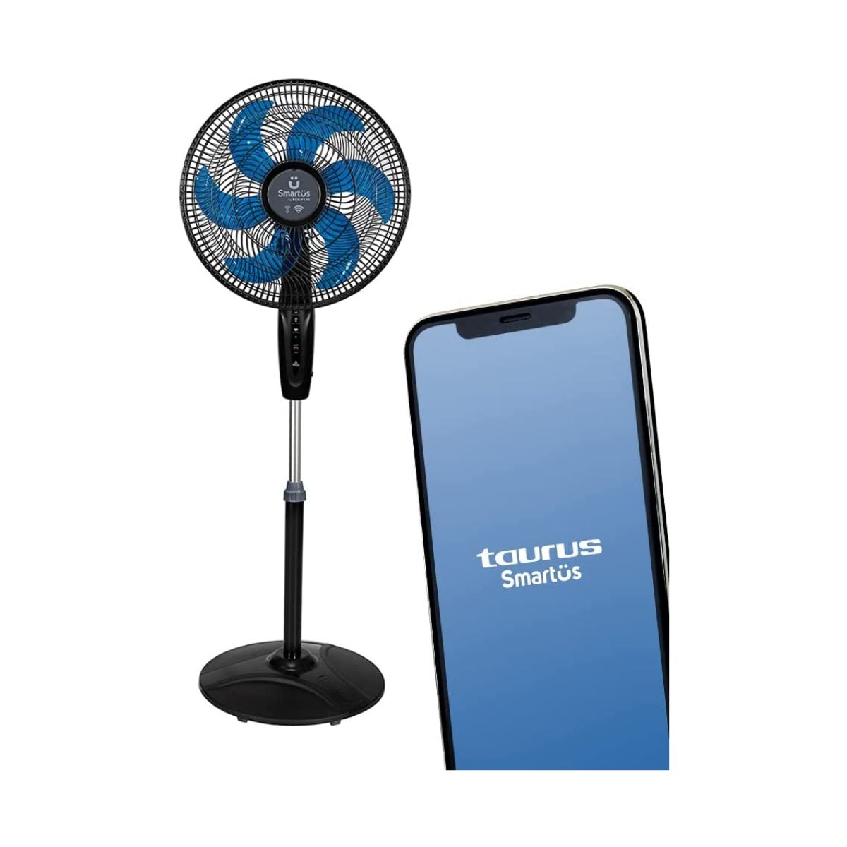 Ventilador Pedestal Control Smartphone Wifi Magnus Taurus.