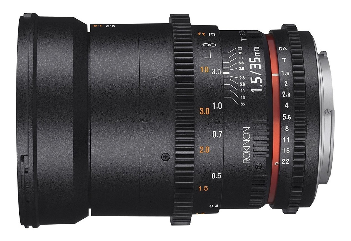Lente Rokinon 35mm T1.5 Cine DS As If UMC para Nikon  