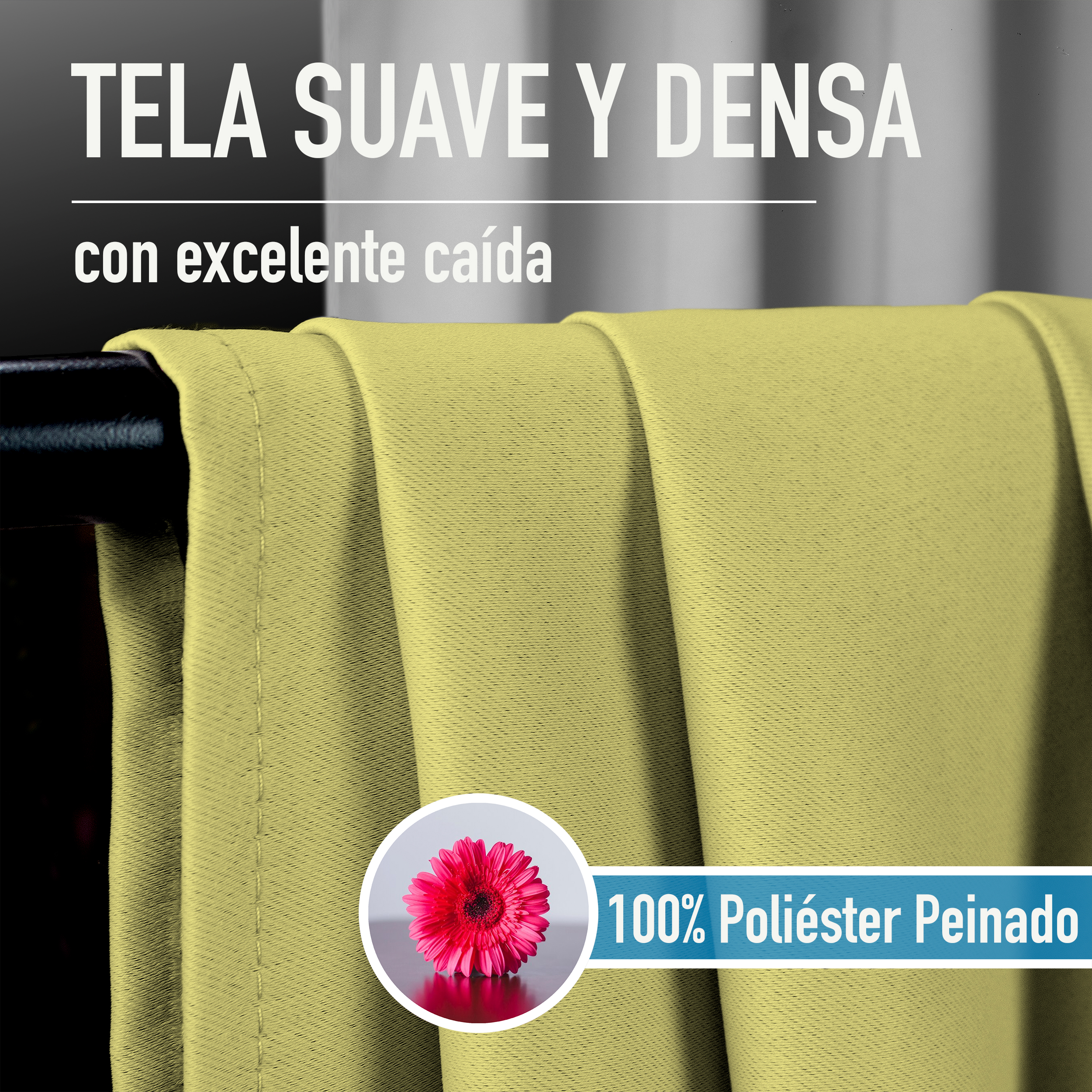Cortinas Blackout Lima Corta Térmico Lisa 95% Bloqueo Luz.