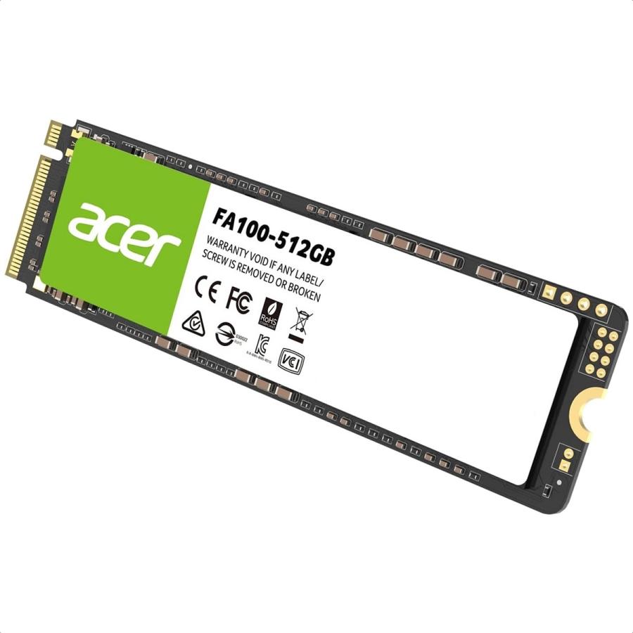 M.2 2280 SSD 512GB acer FA100 PCIe NVMe FA100-512GB