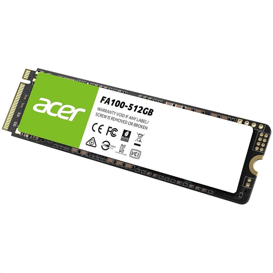 M.2 2280 SSD 512GB acer FA100 PCIe NVMe FA100-512GB