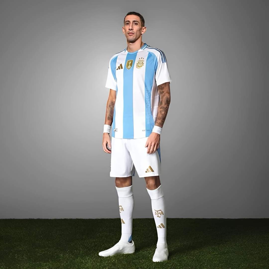 Nuevo! Jersey Argentina Copa America 2024/2025 Local Titular Di Maria 11 Talla M.
