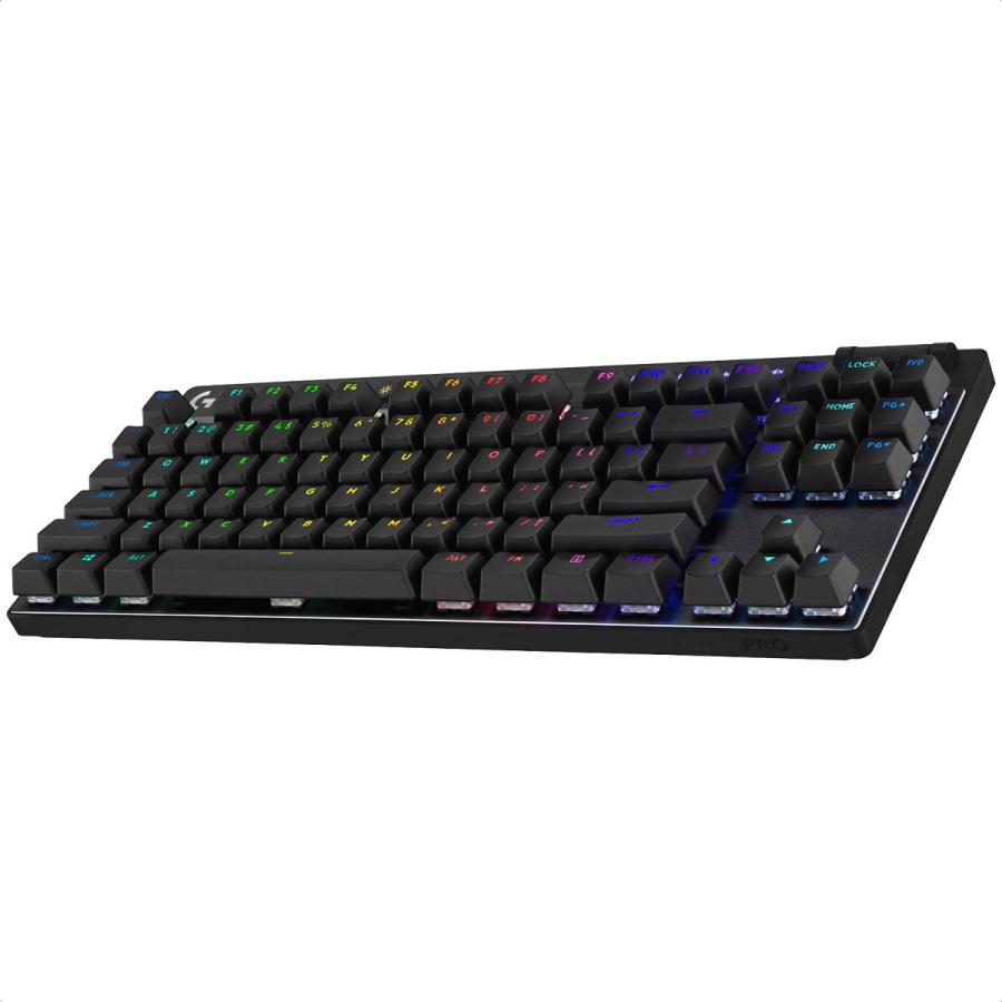 Teclado Logitech G PRO X TKL Mecanico Switch GX Brown RGB Inalambrico Gamer 920-012127