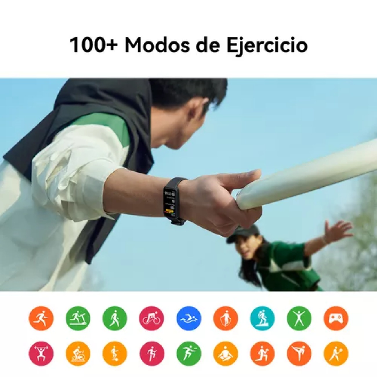 Smartwatch Huawei Band 8 1.47'' Batería Hasta 14 Días Rosa Diseño de la correa Silicon