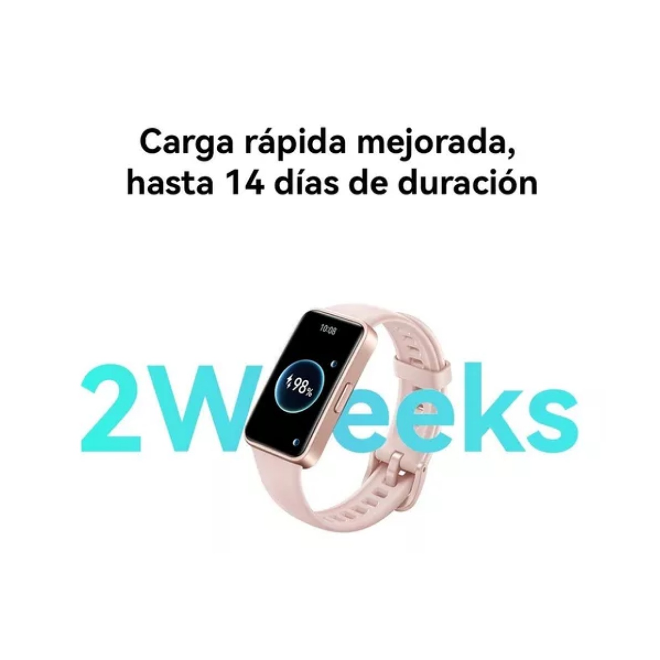 Smartwatch Huawei Band 8 1.47'' Batería Hasta 14 Días Rosa Diseño de la correa Silicon
