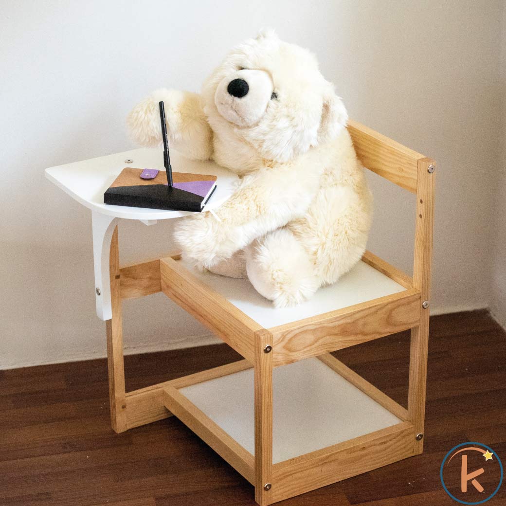Pupitre infantil de Madera .