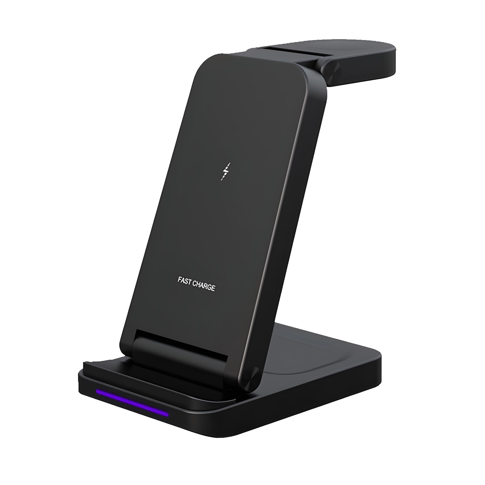 Cargador Inalámbrico 3 en 1 15W Compatible iPhone AirPods Apple Watch