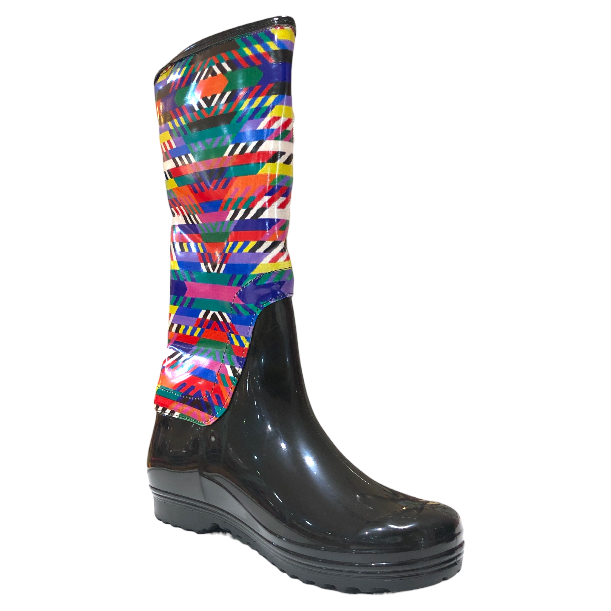 Botas De Lluvia Multicolor Rayas MOEBIUS.