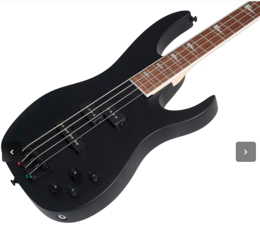 Bajo eléctrico Ibañez RGB300-BKF negro, Activo