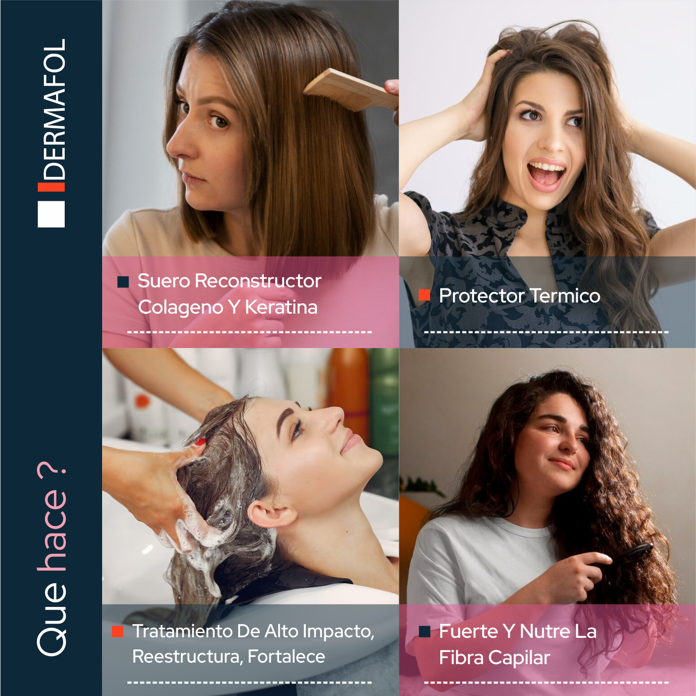 KERATINA COLAGENO PARA CABELLO DERMAFOL TRATAMIENTO 2 PIEZAS.