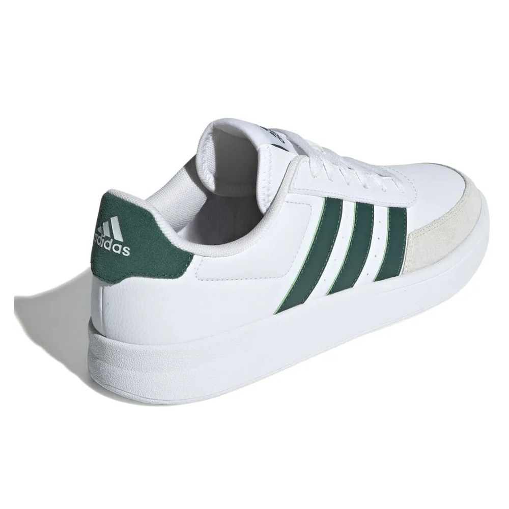 Tenis blancos con verde adidas sale