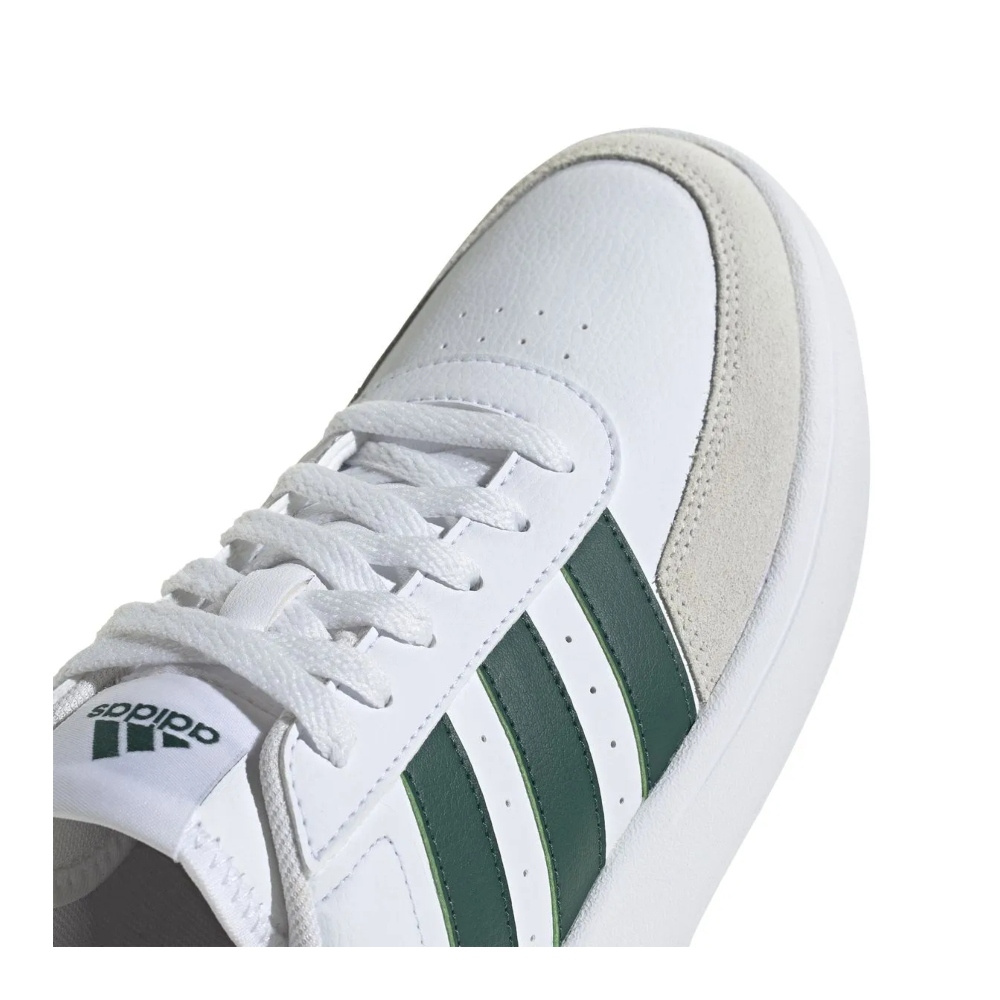Tenis Adidas Breaknet 2.0 Blanco Verde para Hombre ID0451