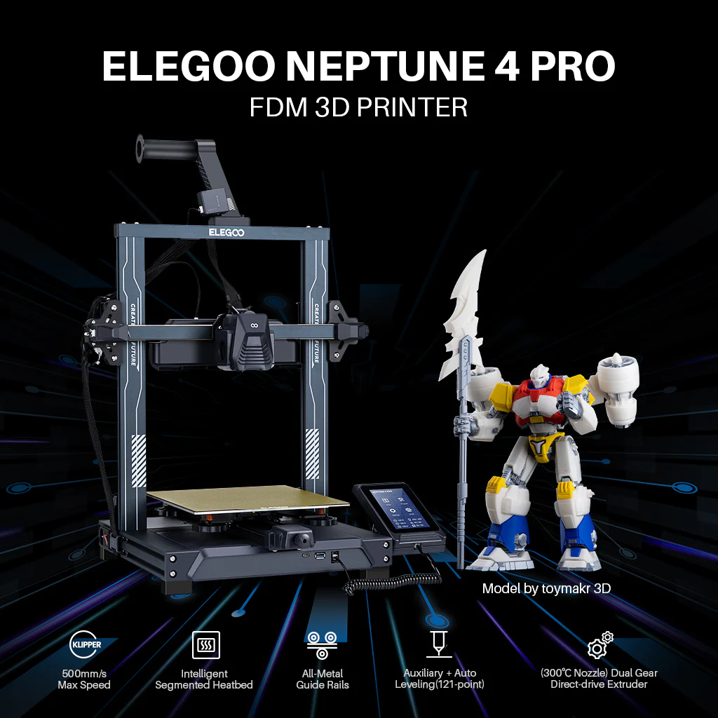 Impresora 3d Neptune 4 Pro Elegoo.