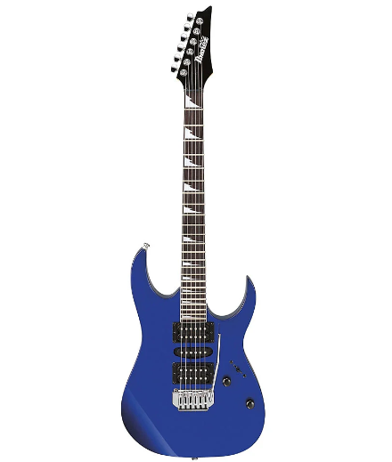 Guitarra eléctrica Ibañez Gio GRG170-JB azul, puente flotante.
