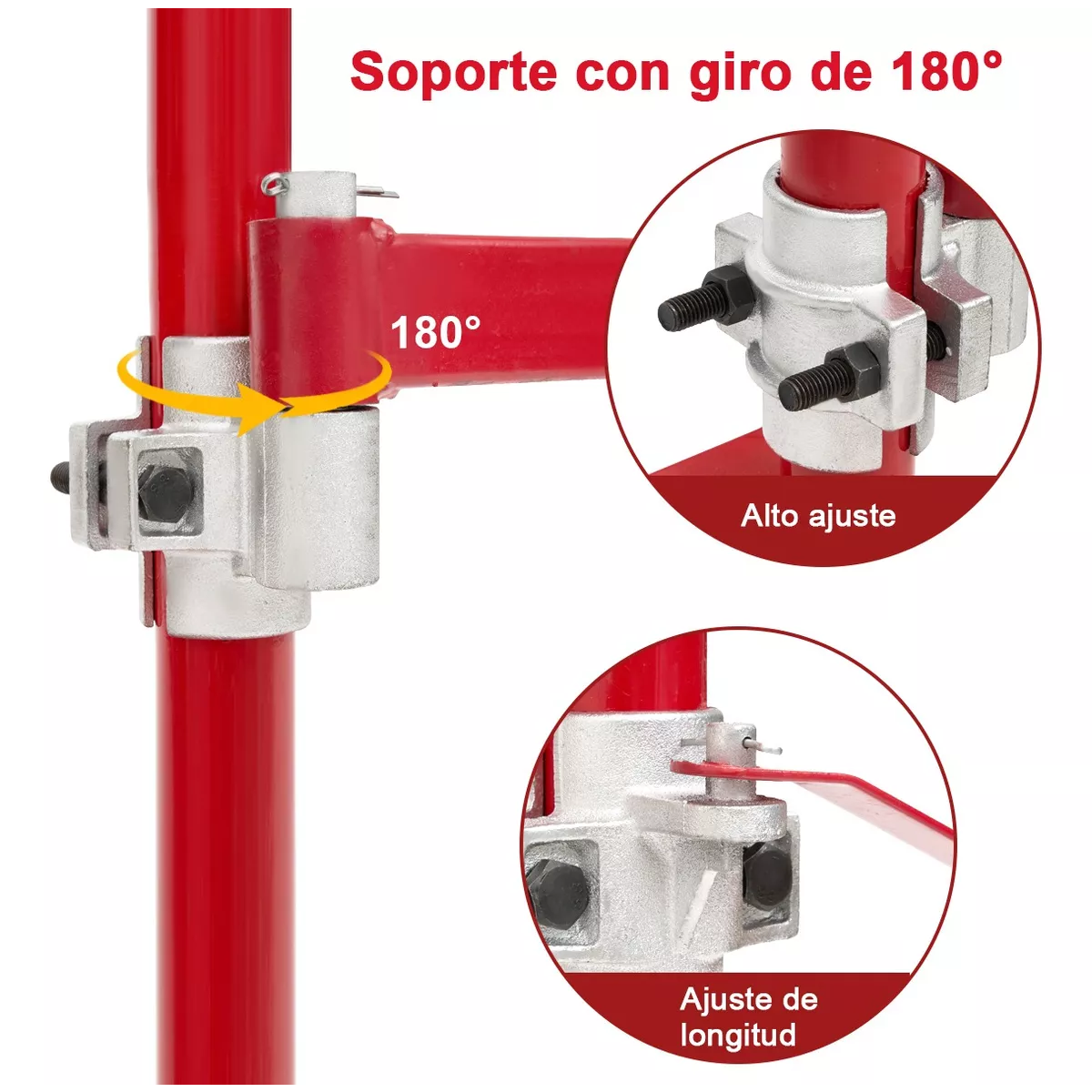 Soporte Para Polipasto Con Giro De 180 Capacidad 300 Kg.