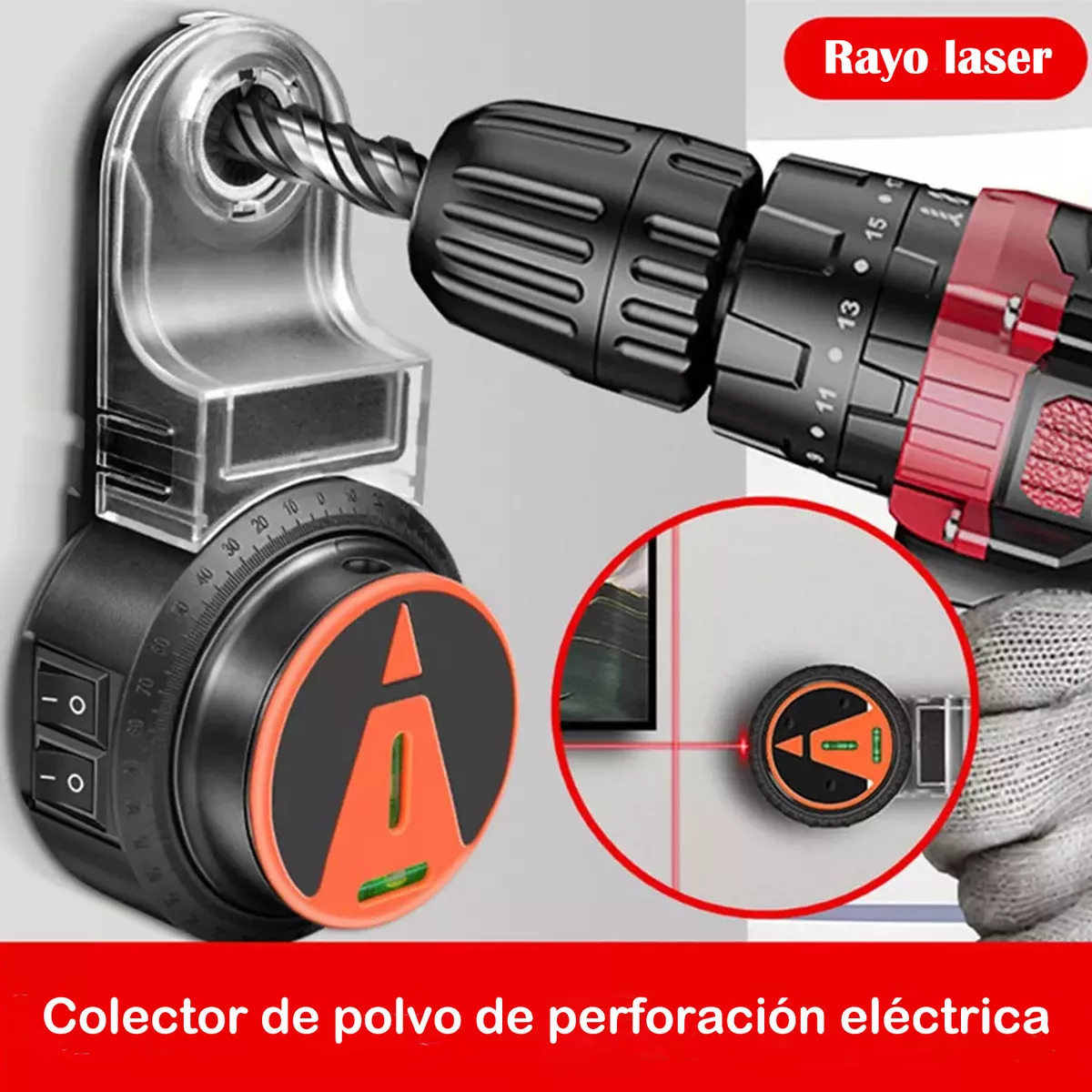 Recolector De Polvo Para Taladro Eléctrico.