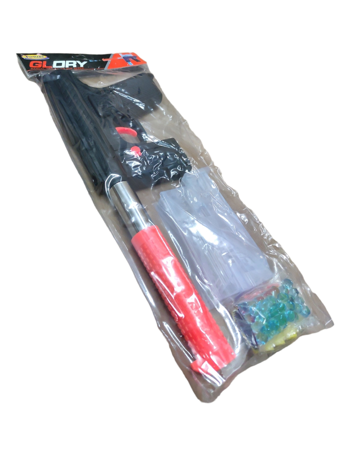 Pistola de Juguete Lanzador de Hidrogel 950 gel y 3 dardos - Negro.