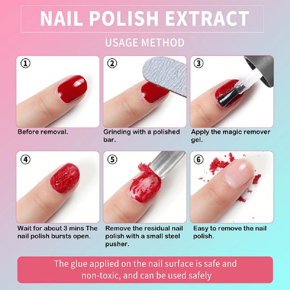 Removedor Mágico De Gel En Esmalte/Gelish.