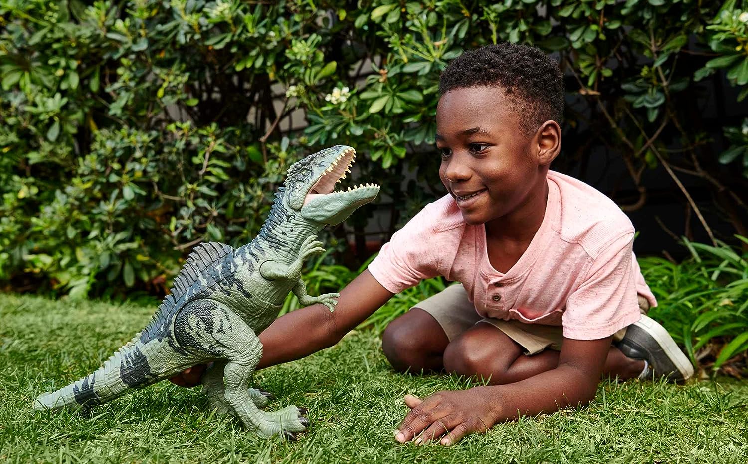 Jurassic World Dominion Ataque Giant Dino Ginanotosaurus.