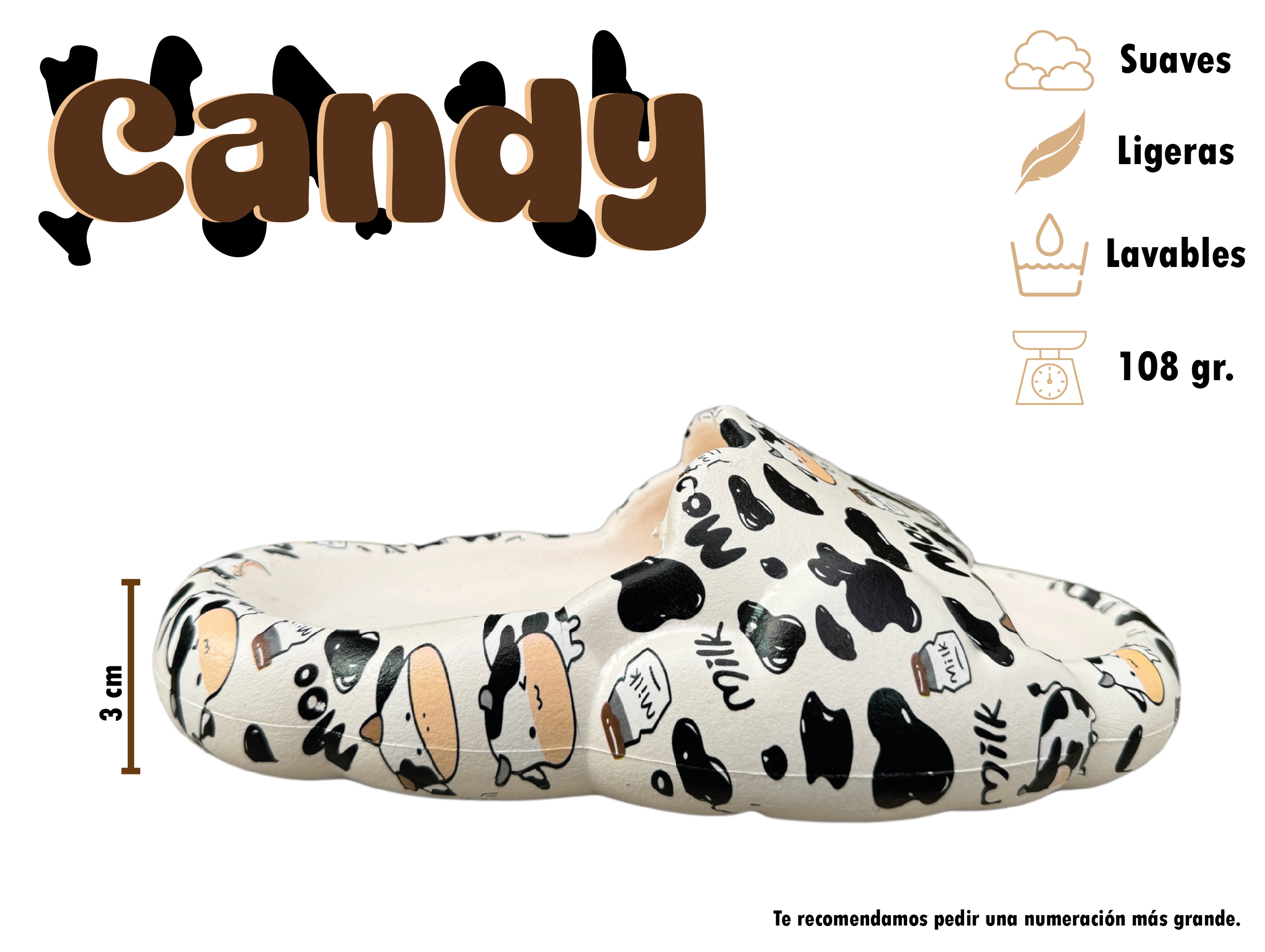 Sandalia Vaquita Para Dama .