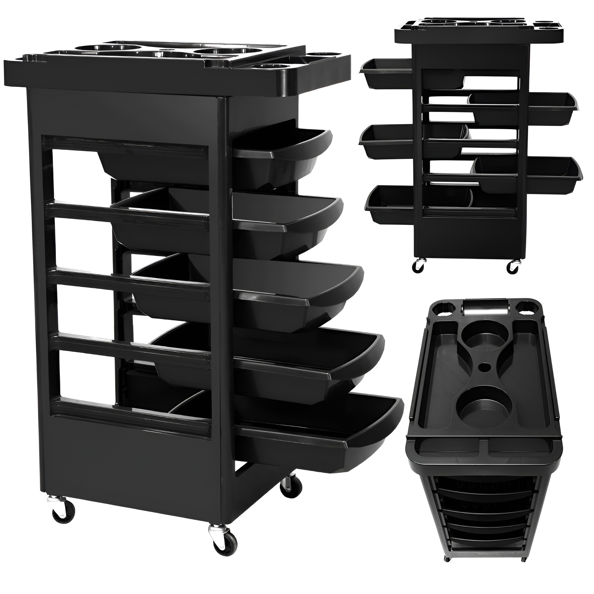 Carrito Auxiliar Para Estetica Ecomlab Organizador Belleza.