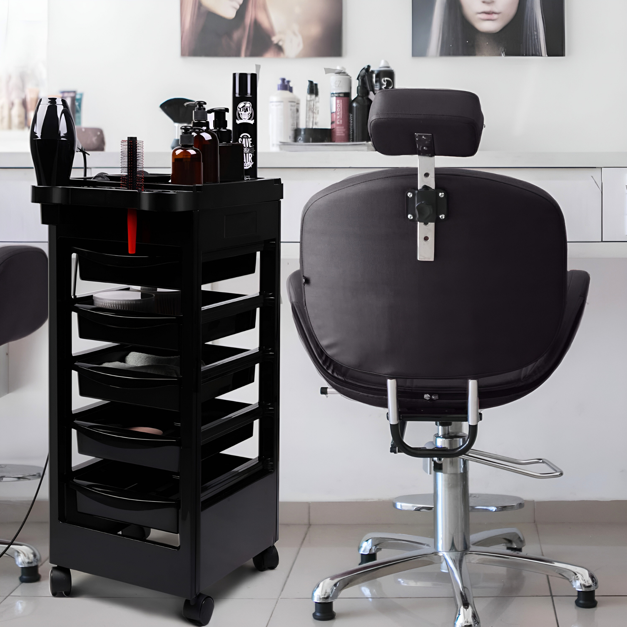 Carrito Auxiliar Para Estetica Ecomlab Organizador Belleza.