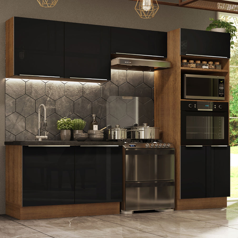 Cocina Integral Completa Modular Madesa Lux 270cm MN 01.