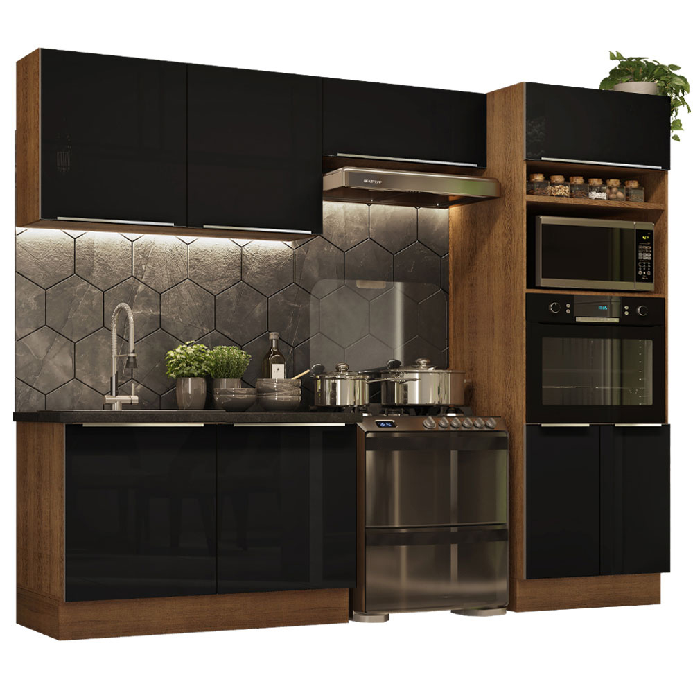 Cocina Integral Completa Modular Madesa Lux 270cm MN 01.