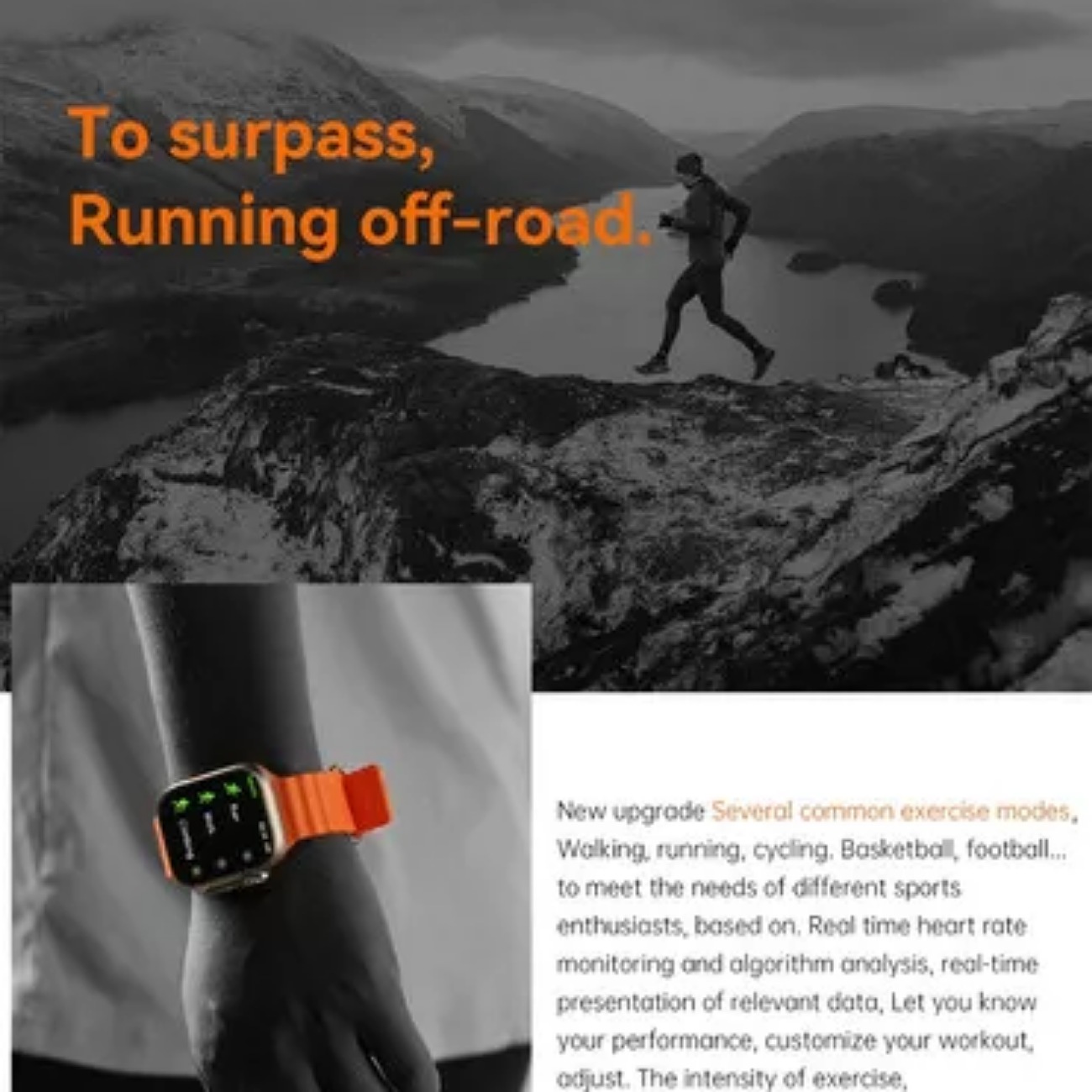 Skululu Hk8 Ultra Reloj Inteligente 2.1 Bluetooth Call Smart Watch
