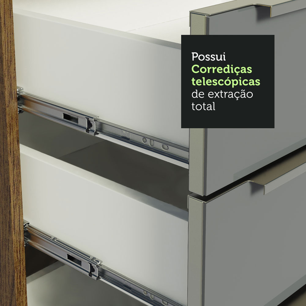 Cocina Integral Completa Modular Madesa Lux 340cm MG 01.