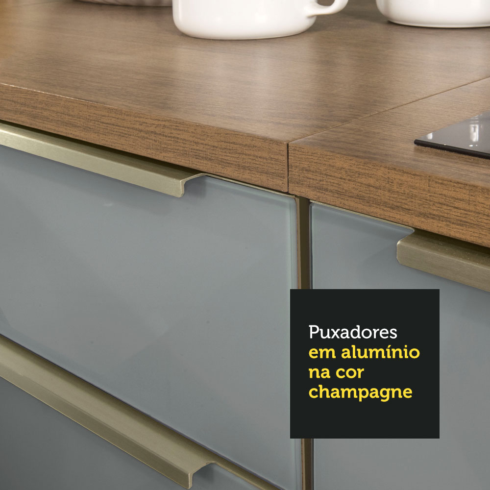 Cocina Integral Completa Modular Madesa Lux 340cm MG 01.