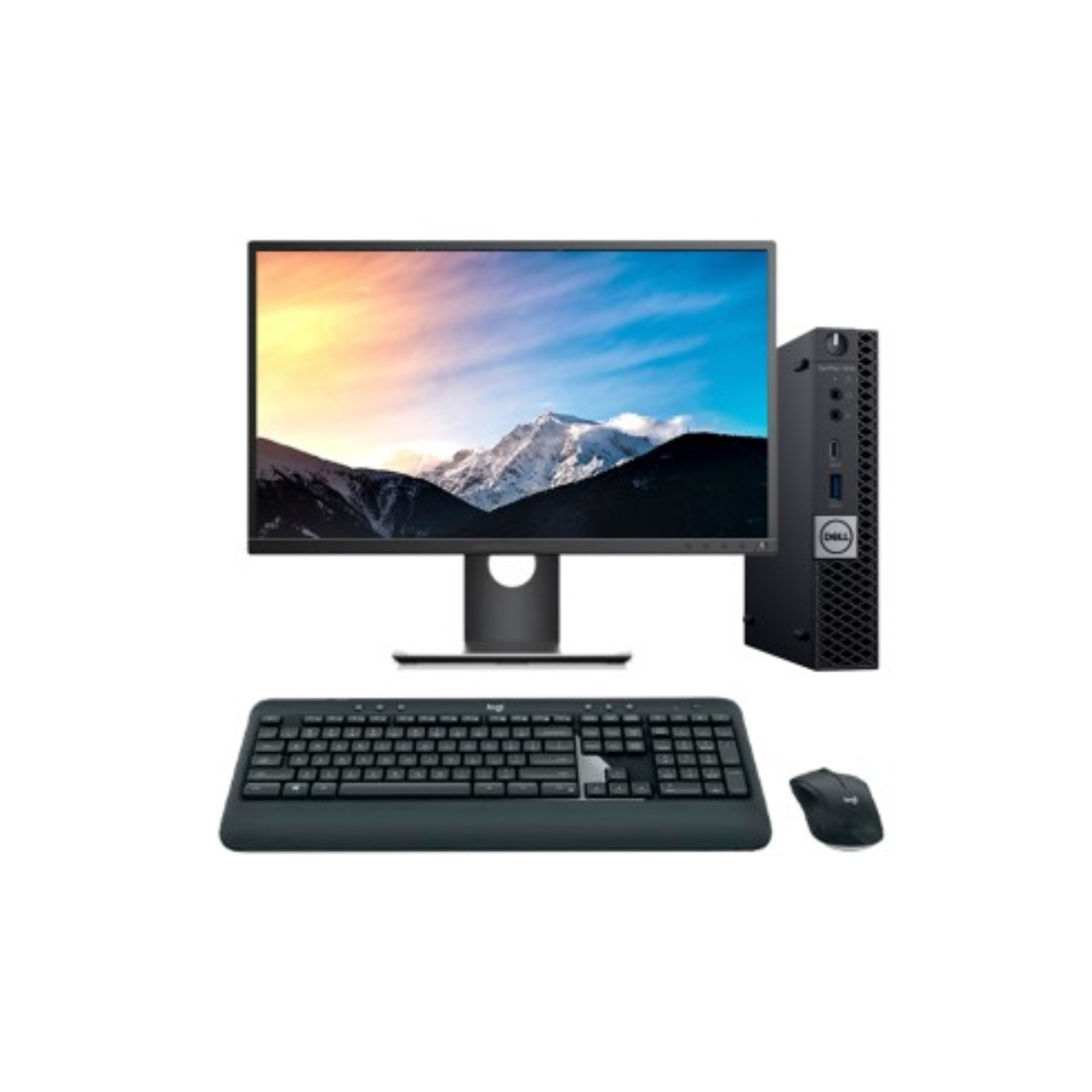 Equipo Completo Dell Mini Optiplex I7 7ma gen 16 Gb/ 240 Ssd Monitor 22"