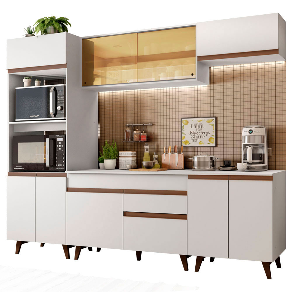 Cocina Integral Completa Modular Madesa Reims 260cm BB 02.
