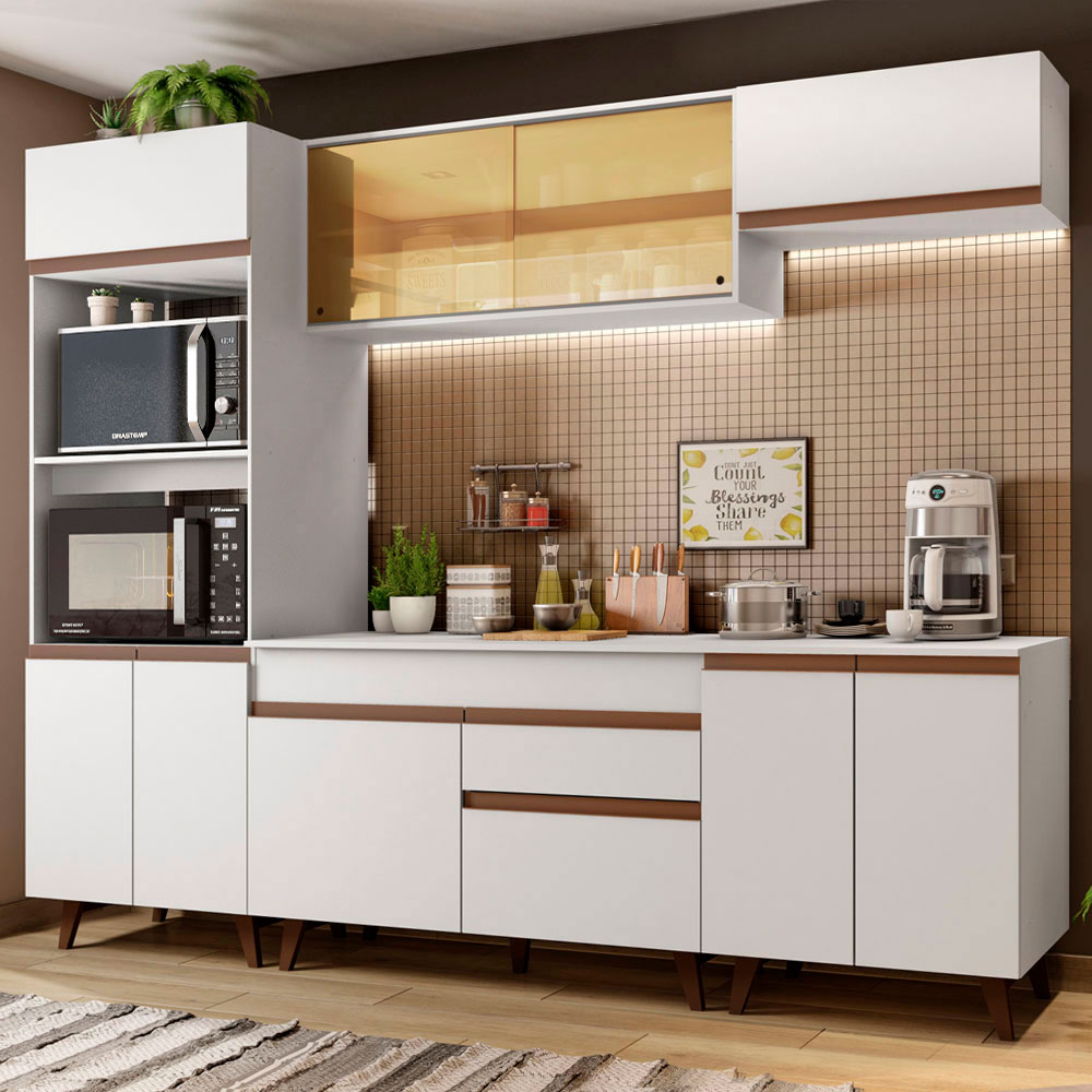 Cocina Integral Completa Modular Madesa Reims 260cm BB 02.