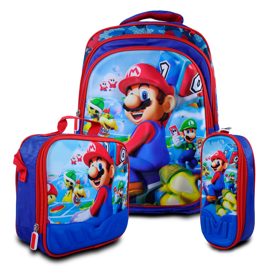 Mochilas escolares mario bros sale