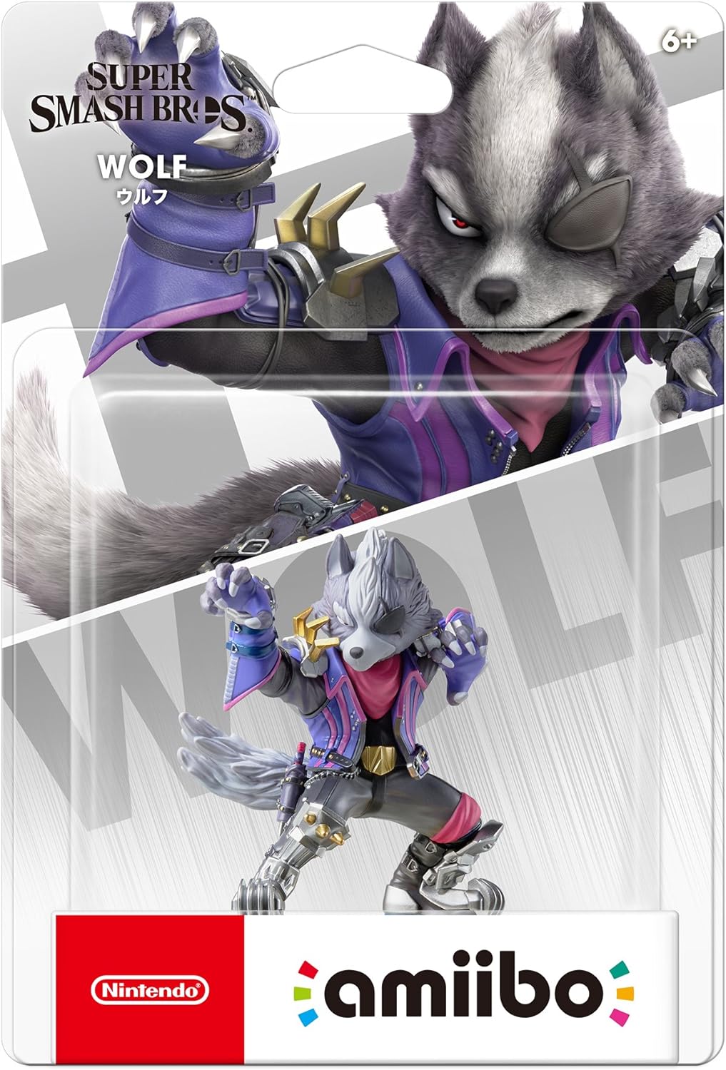 FIGURA WOLF AMIIBO PARA NINTENDO SWITCH .