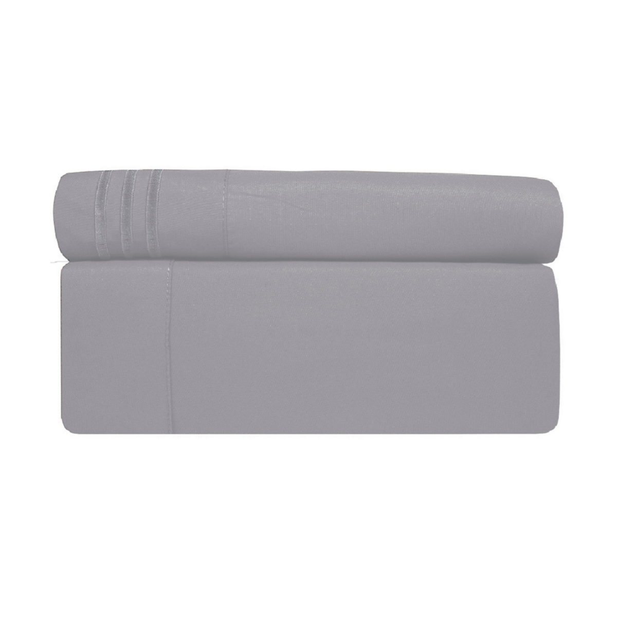 Juego de Sábanas Microfibra Luxury 1500 -Individual -Gris